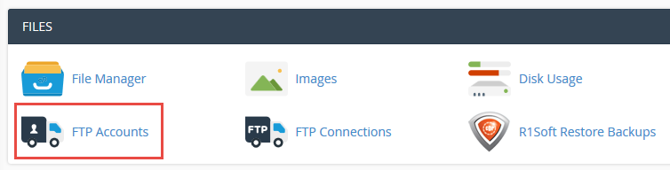 Create an FTP Account in cPanel