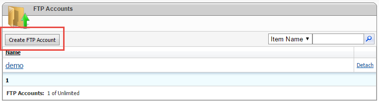 Create an FTP Account in WebsitePanel Create an FTP Account in WebsitePanel