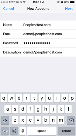 Setup Email on iPhone