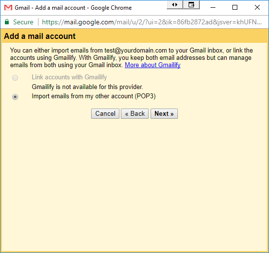 Set Up POP3 and SMTP in Gmail