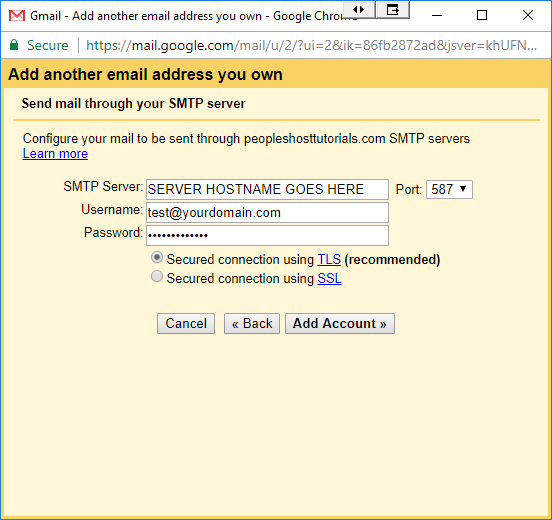 Set Up POP3 and SMTP in Gmail