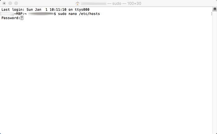 Edit Hosts File on Mac