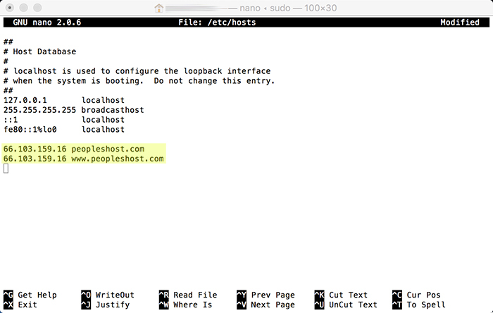 Edit Hosts File on Mac Edit Hosts File on Mac