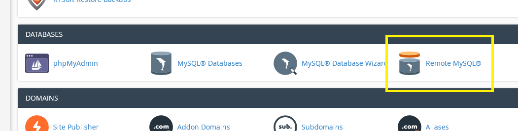 Remote MySQL