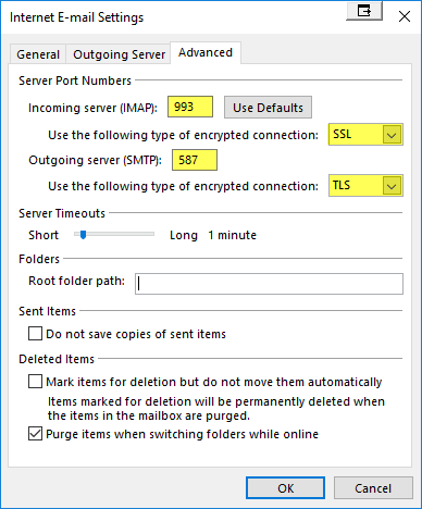 Setup Email in Outlook